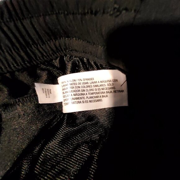 Art Class Black Nylon/Spandex Pants Size 10 With Elastic Waist & Pockets - Picture 7 of 11